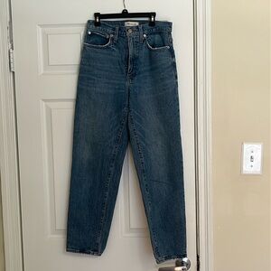 Madewell blue jeans balloon style